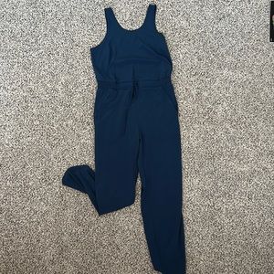 Athletic Jumpsuit - Navy